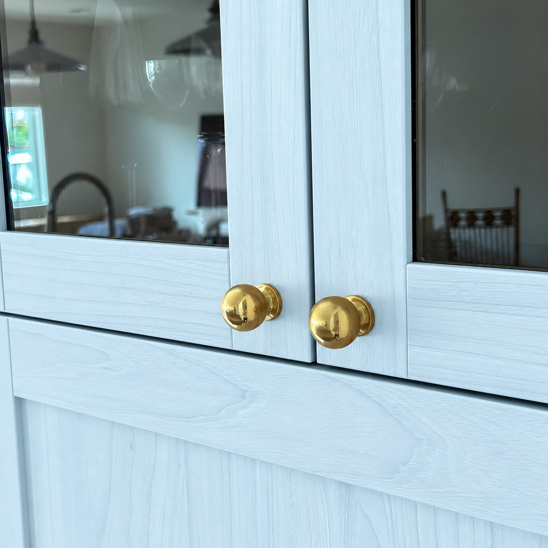 Ball Cabinet Knob – Unlacquered Brass