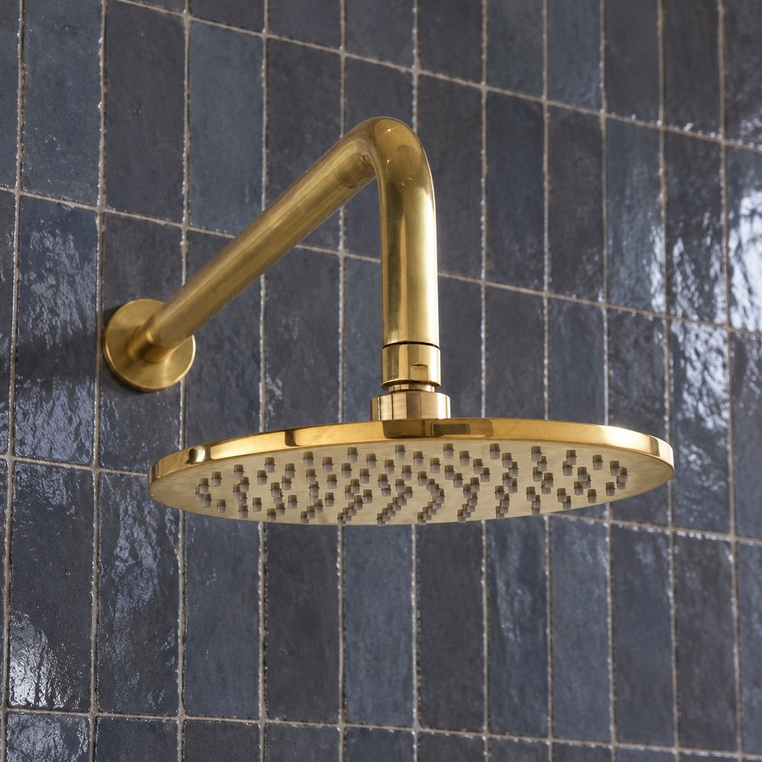 Alabama Shower Set – Unlacquered Brass