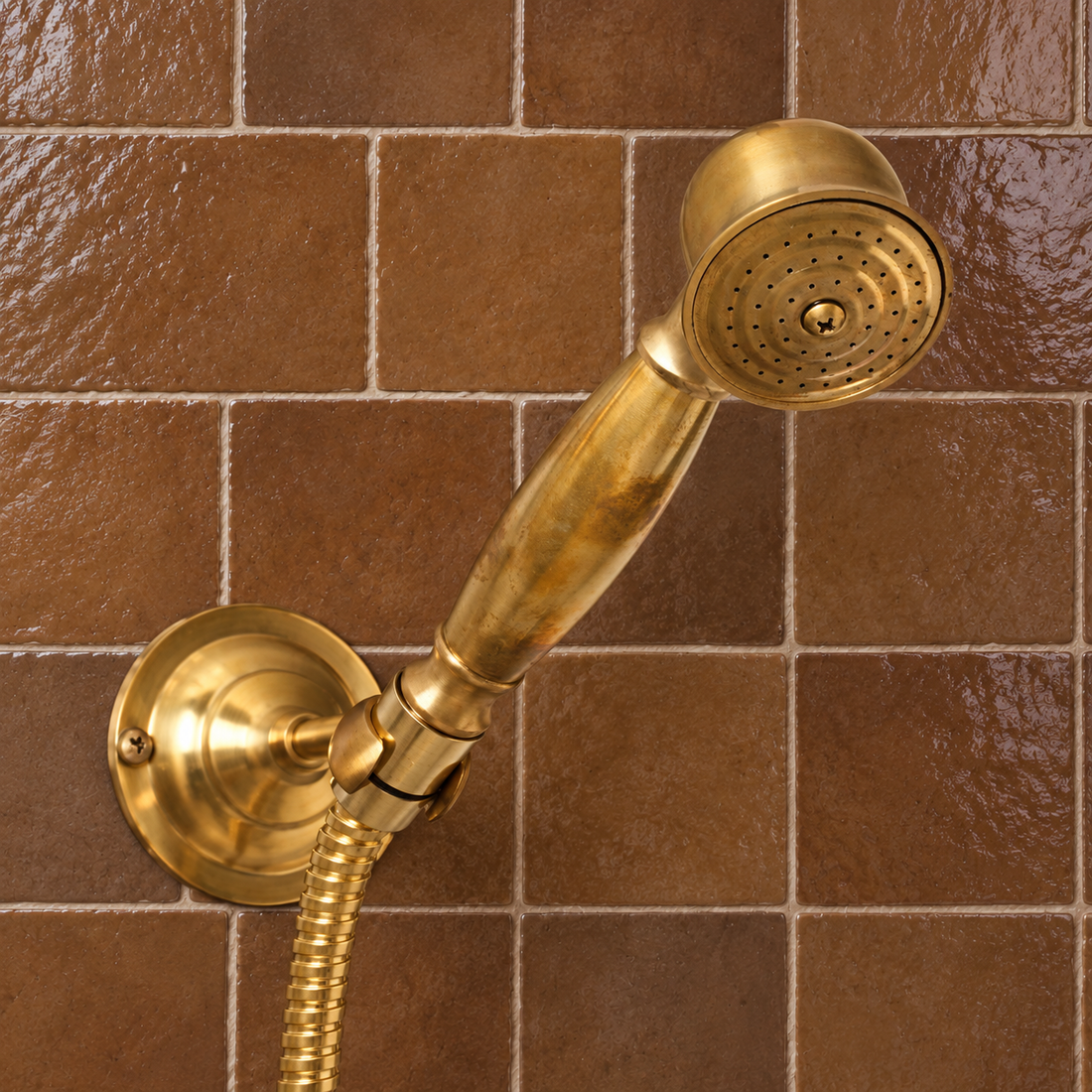 Marino Exposed Shower Set – Unlacquered Brass
