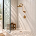 Arco Shower Trim – Unlacquered Brass - view 4