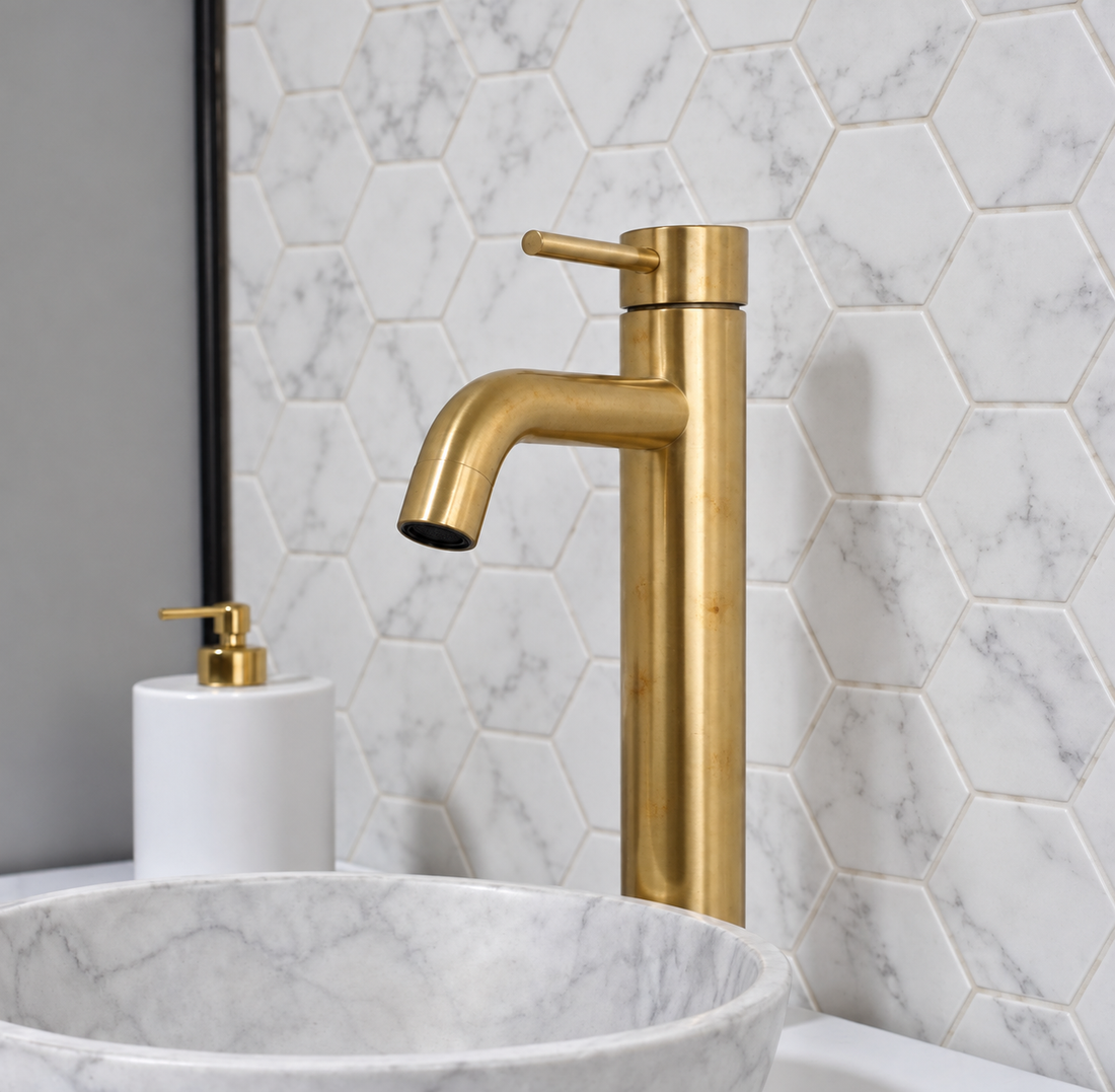 Napa Vessel Faucet – Unlacquered Brass