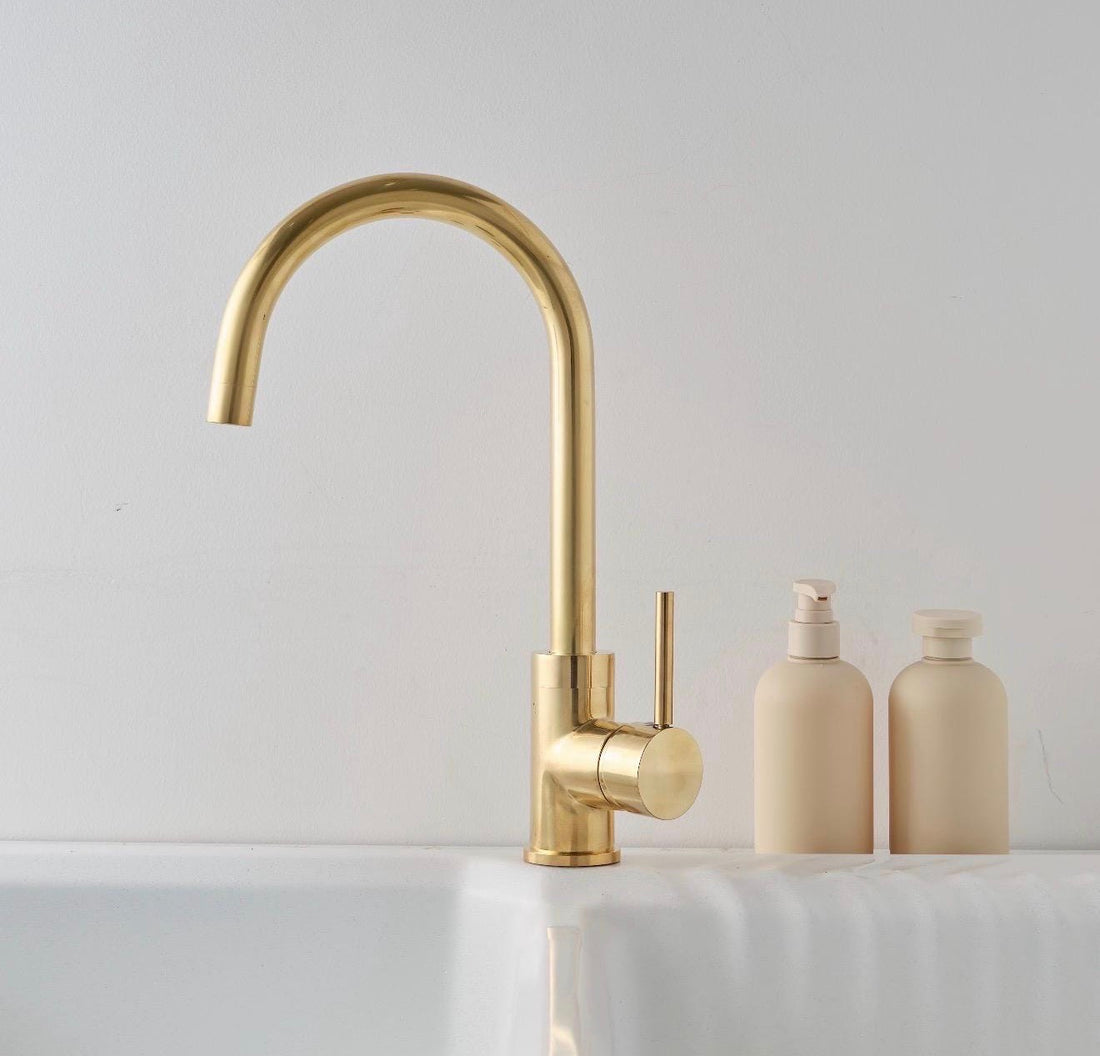 Douche murale en laiton non verni – Ensemble complet de luxe en laiton pur avec douchette à main