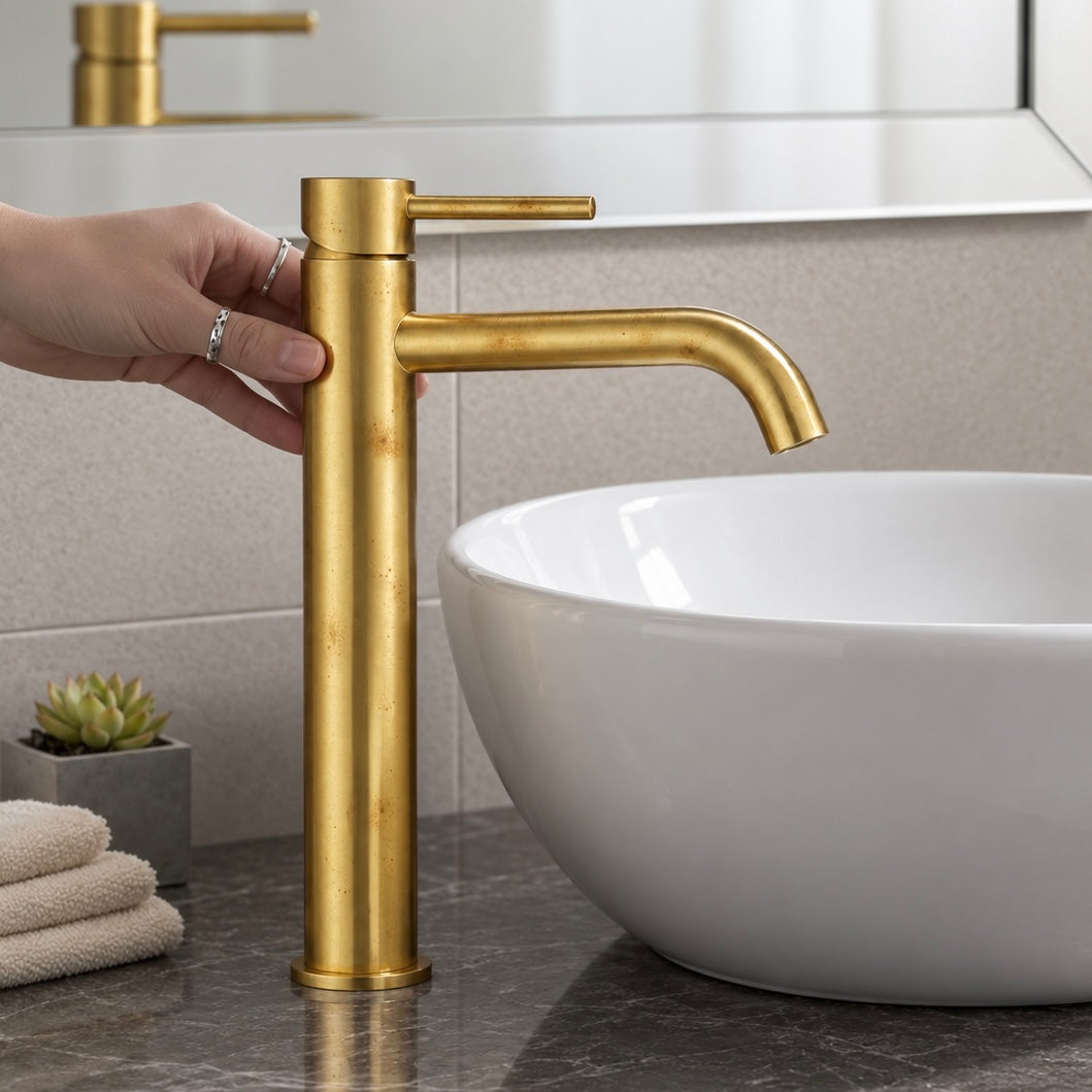 Napa Vessel Faucet – Unlacquered Brass