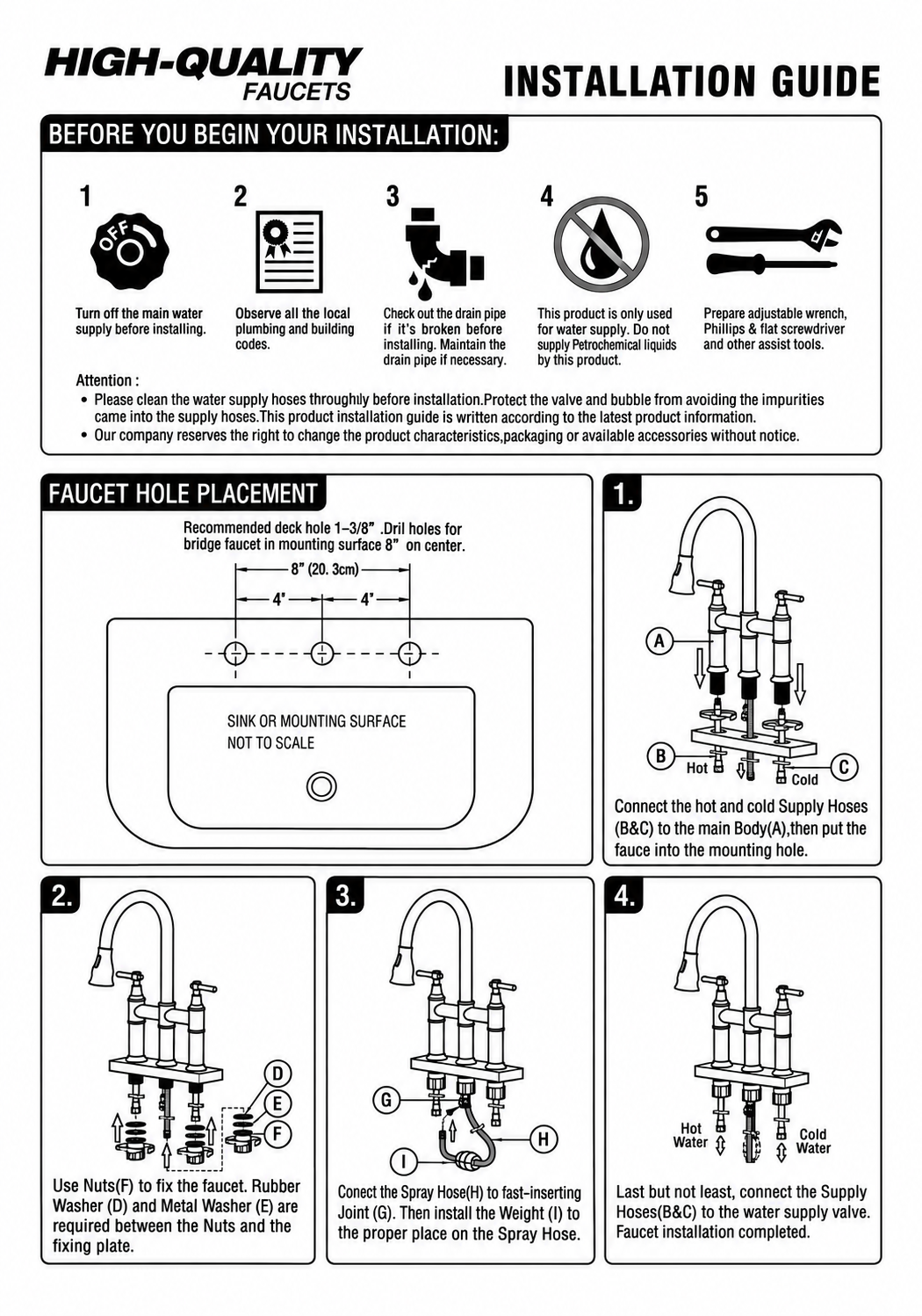 Robinet de pont Vintara – Élégance intemporelle en laiton non verni