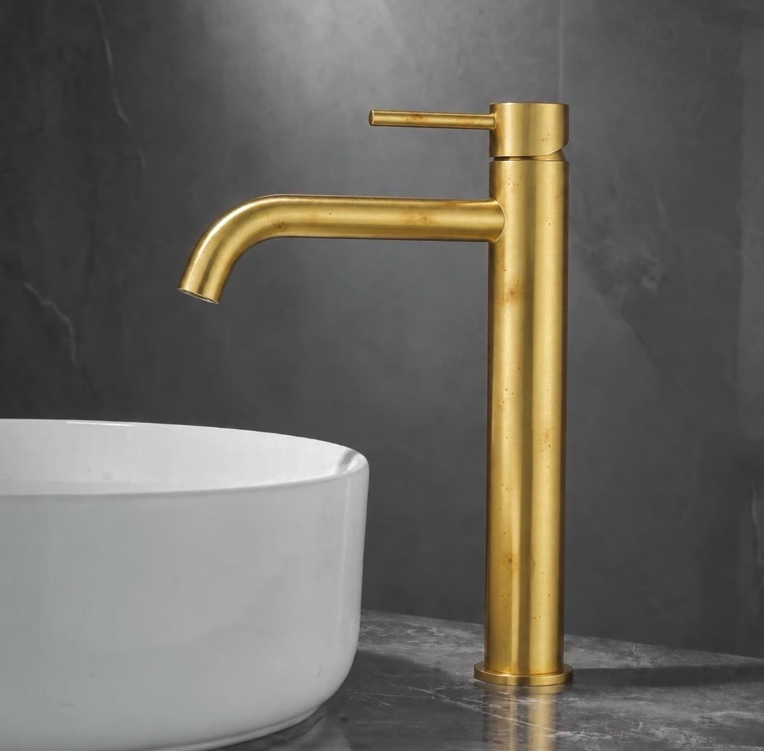 Napa Vessel Faucet – Unlacquered Brass