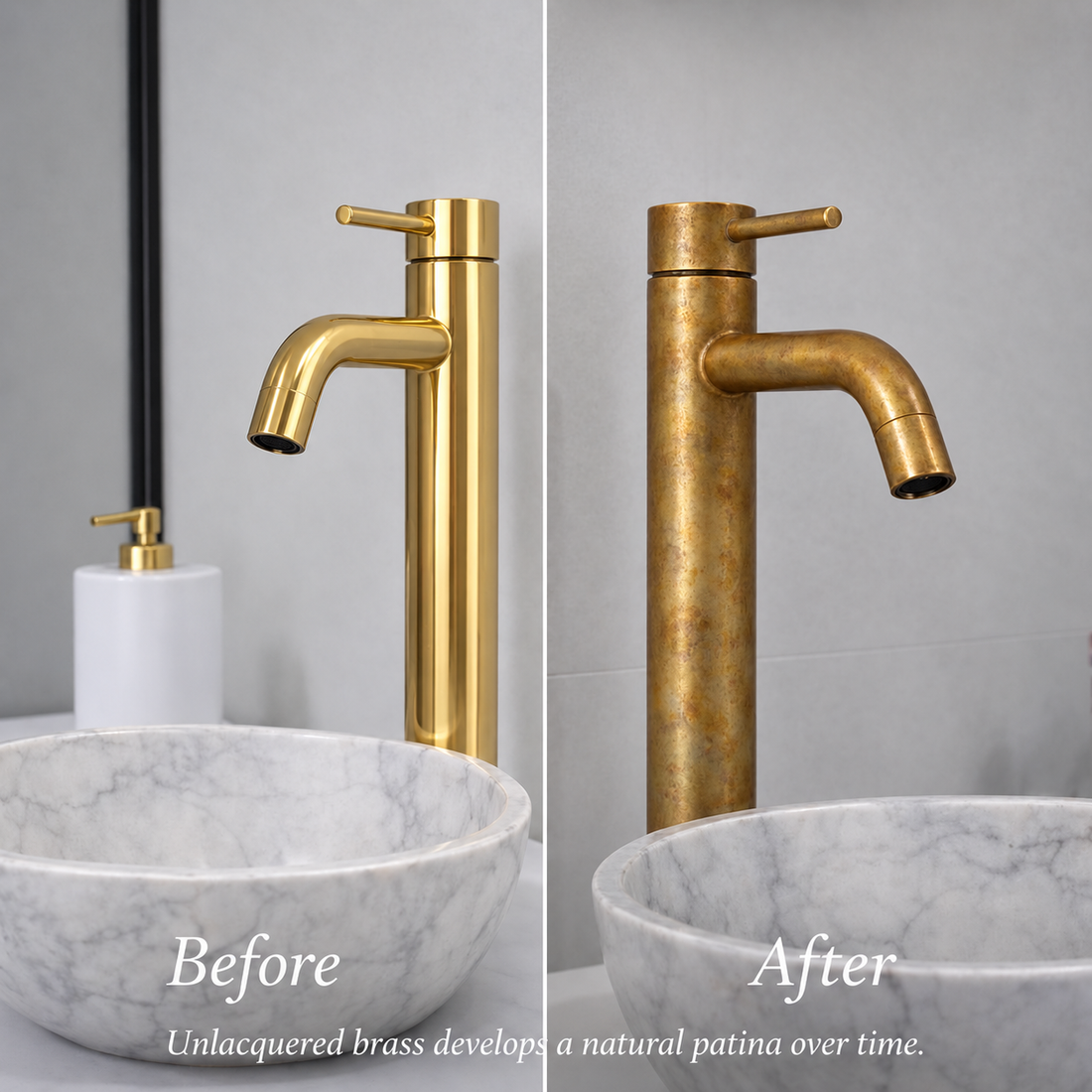 Napa Vessel Faucet – Unlacquered Brass