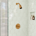 Monterey Shower Set | Unlacquered Brass