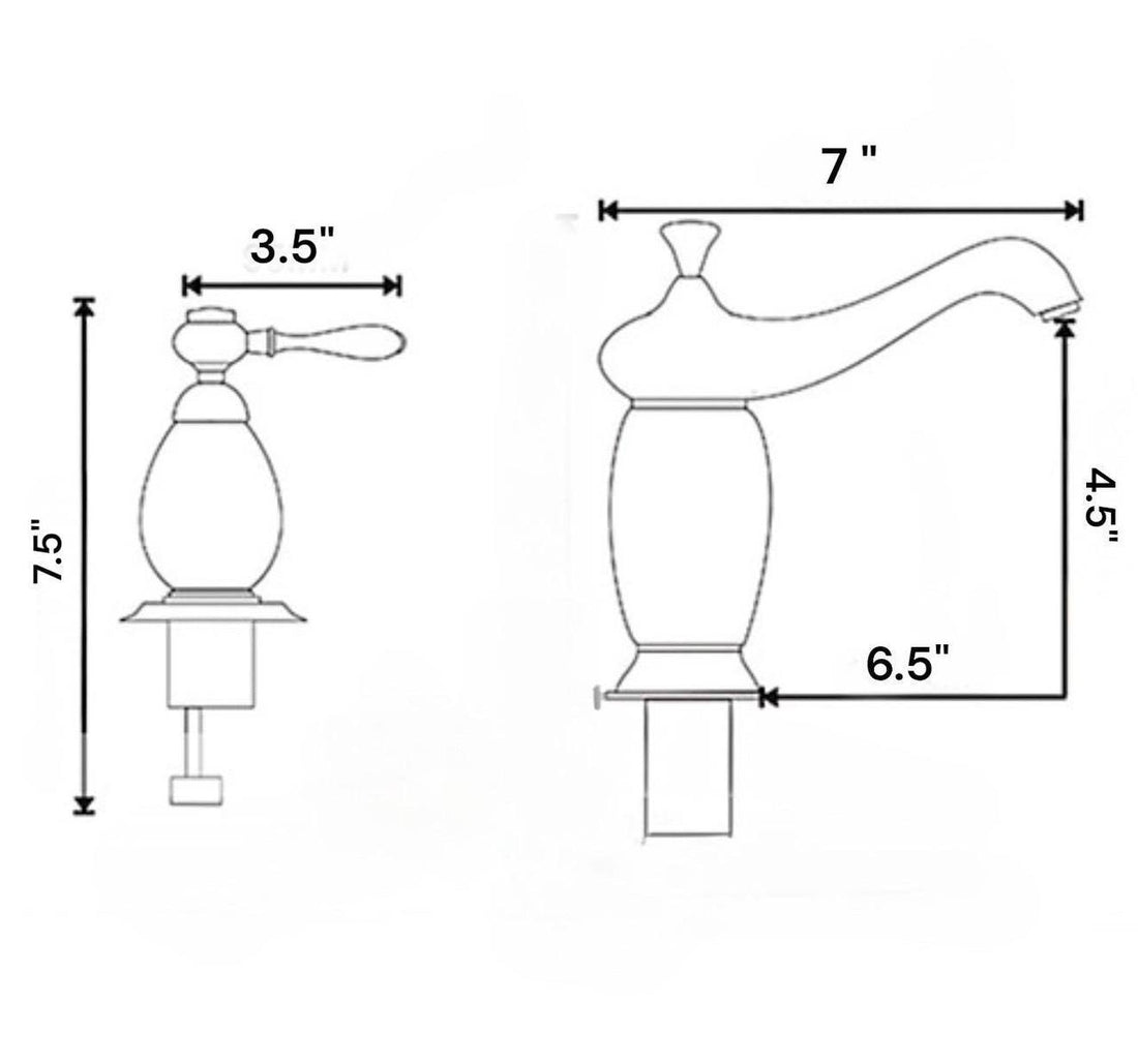 Orinda Widespread Bathroom Faucet with Lever Handles – Unlacquered Brass