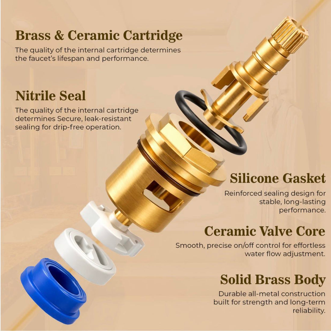 Irving Pull-Down Unlacquered Brass Kitchen Faucet