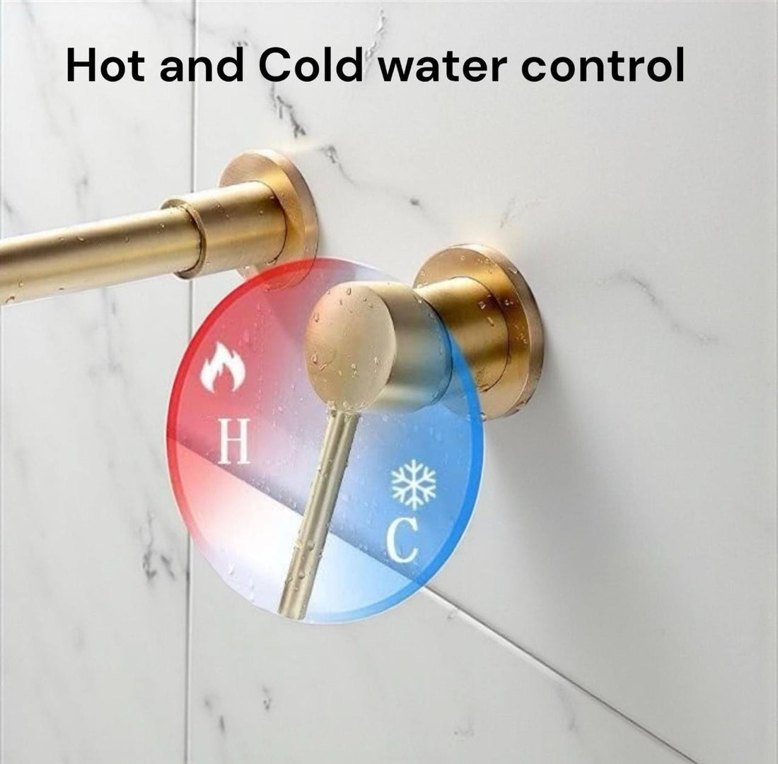 Oslo Unlacquered Brass Single-Handle Wall-Mount Bathroom Faucet
