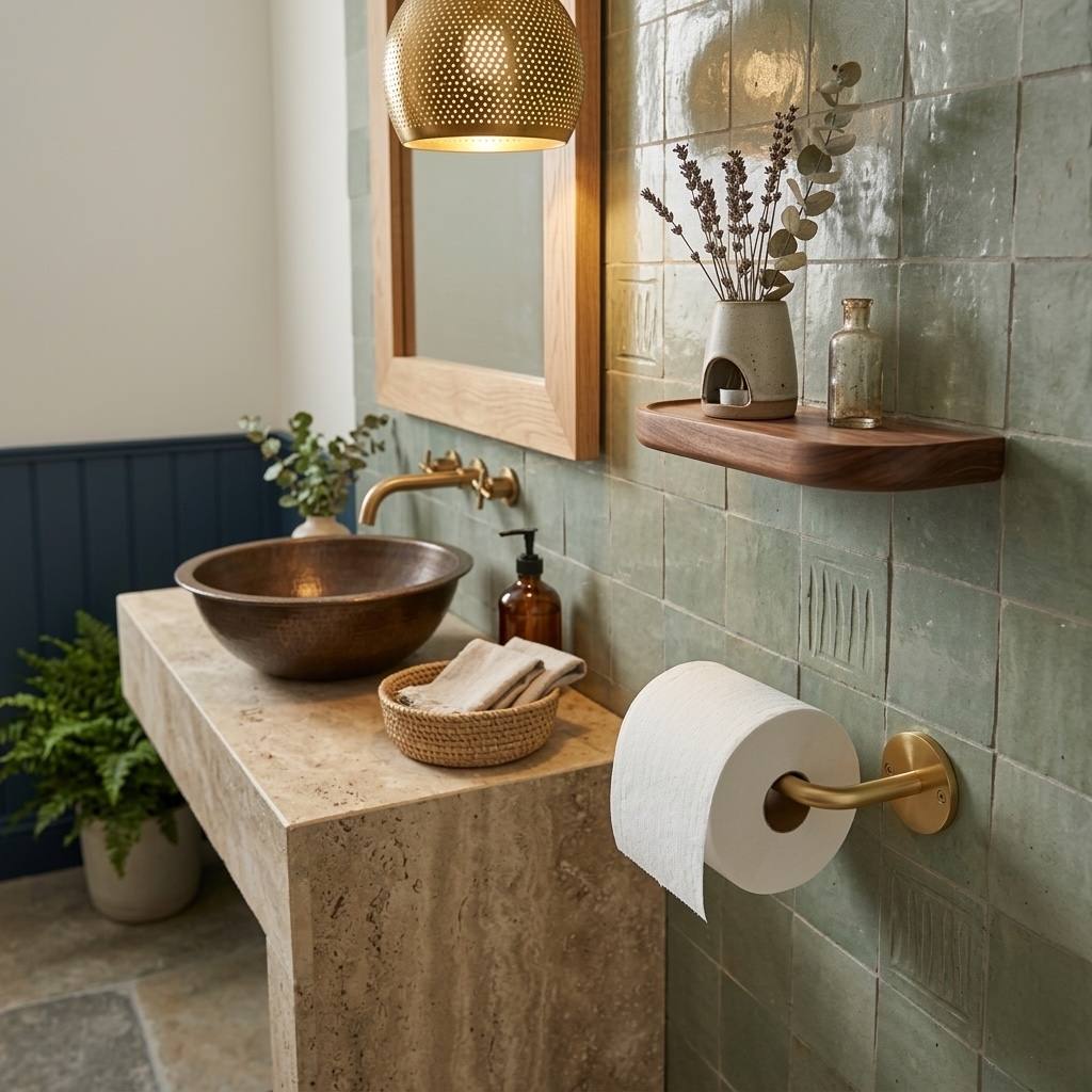 Traditional Brass Unlacquered Toilet Paper Holder