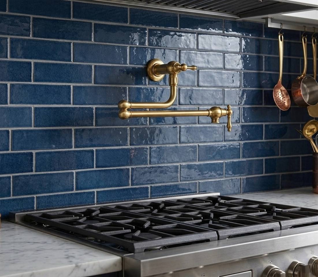 Albany Unlacquered Brass Wall Mount Pot Filler Faucet