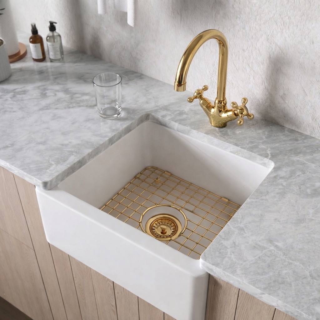 OHio Single-Hole Bar Faucet – Unlacquered Brass