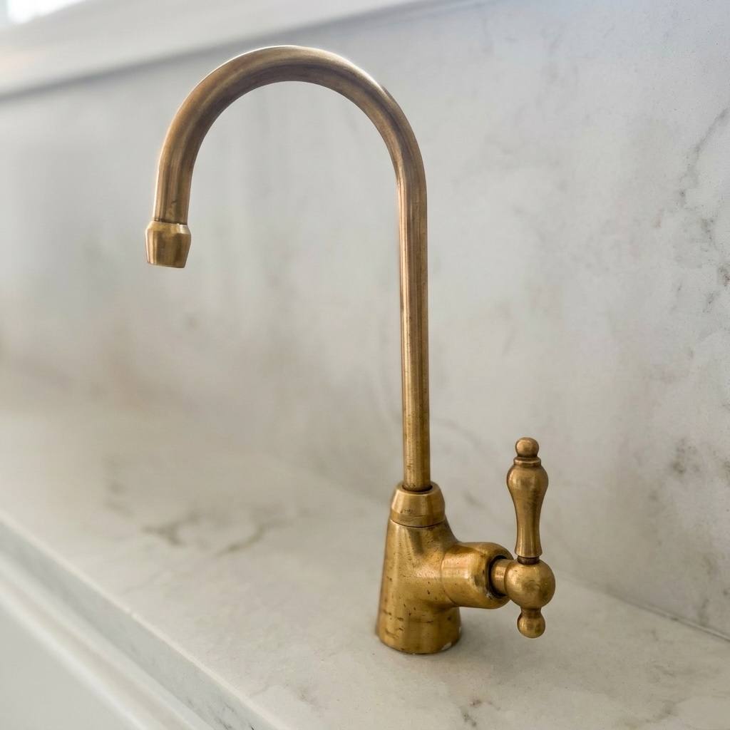 Unlacquered Brass RO Drinking Water Faucet