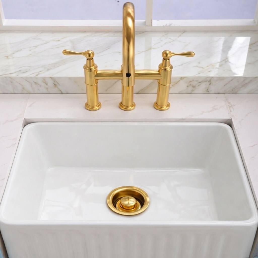 Brass Garbage Disposal Flange & Stopper