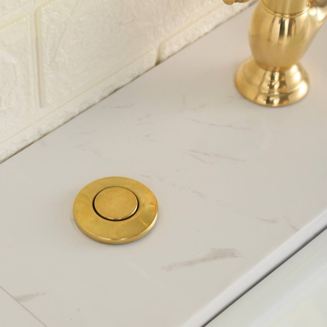 Air Switch Button – Unlacquered Brass