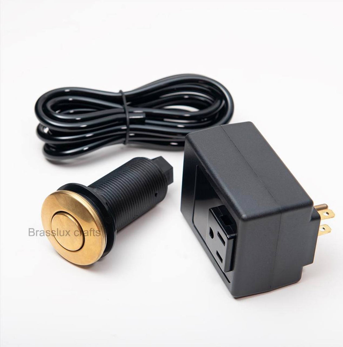 Air Switch Button – Unlacquered Brass