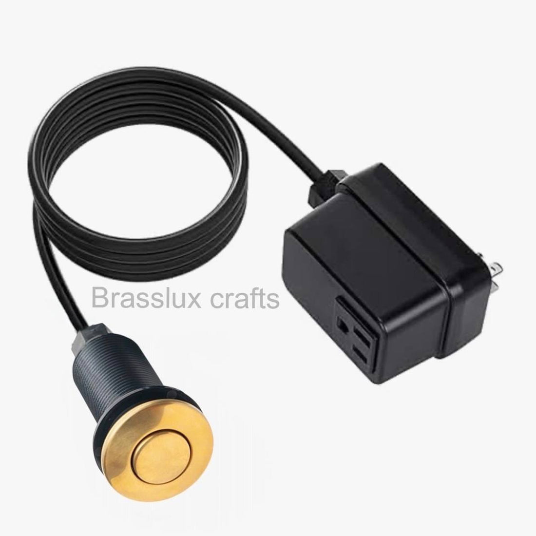 Air Switch Button – Unlacquered Brass