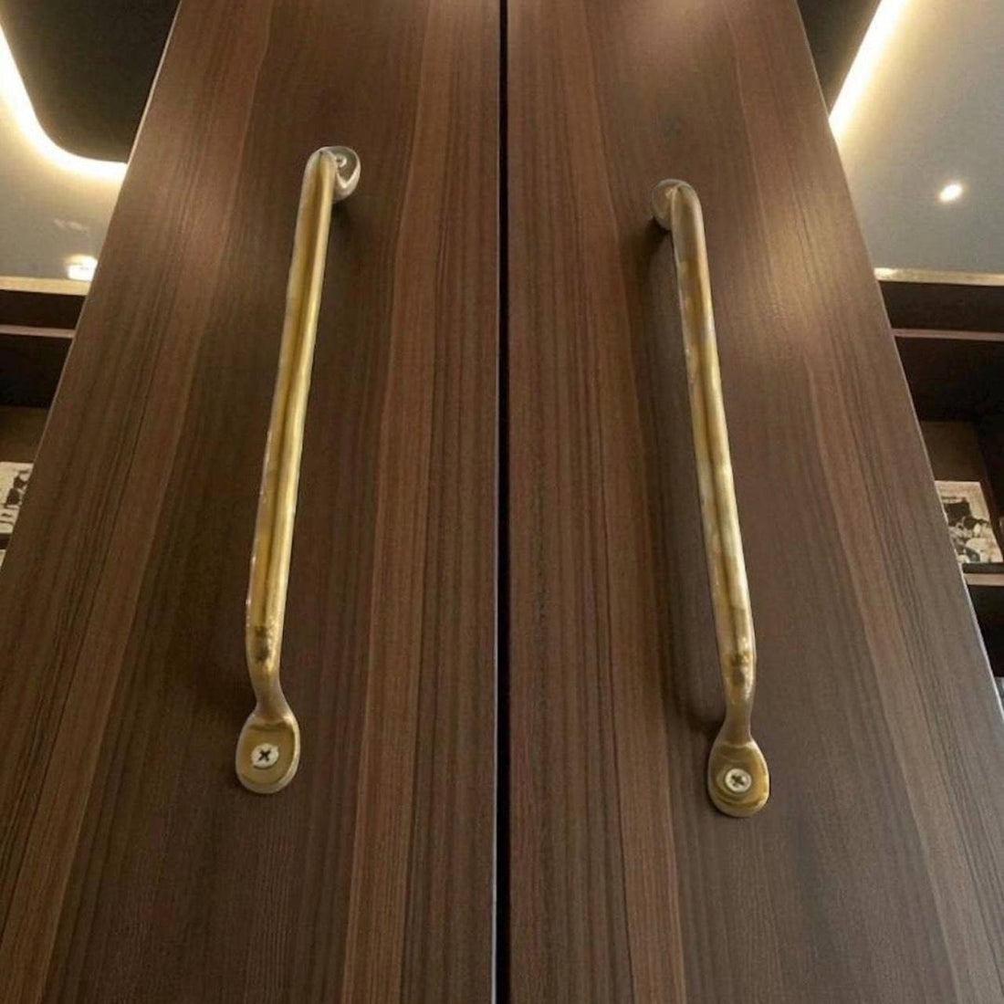 Unlacquered Brass Cabinet Pulls