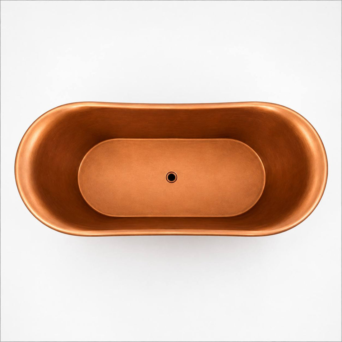 Turquoise Patina Copper Bathtub with Clawfoot