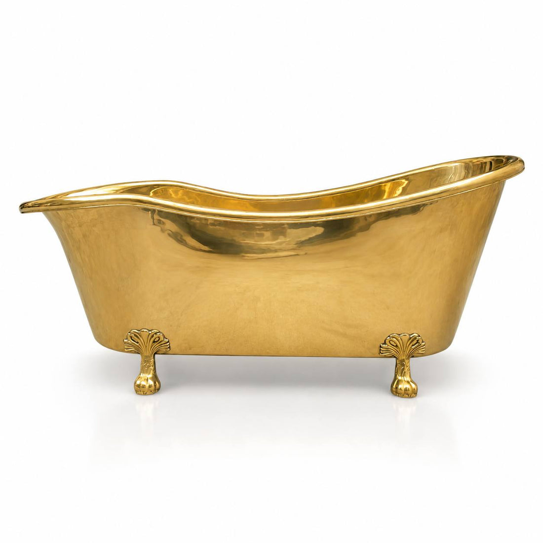 Solid Brass Freestanding Clawfoot Bathtub