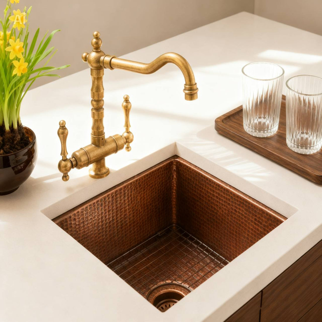 Union Single Hole Bar Faucet – Unlacquered Brass