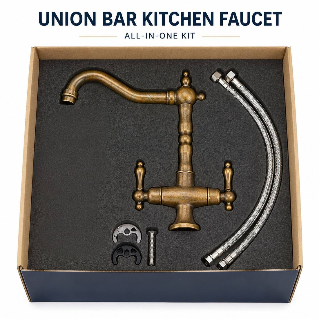 Union Single Hole Bar Faucet – Unlacquered Brass