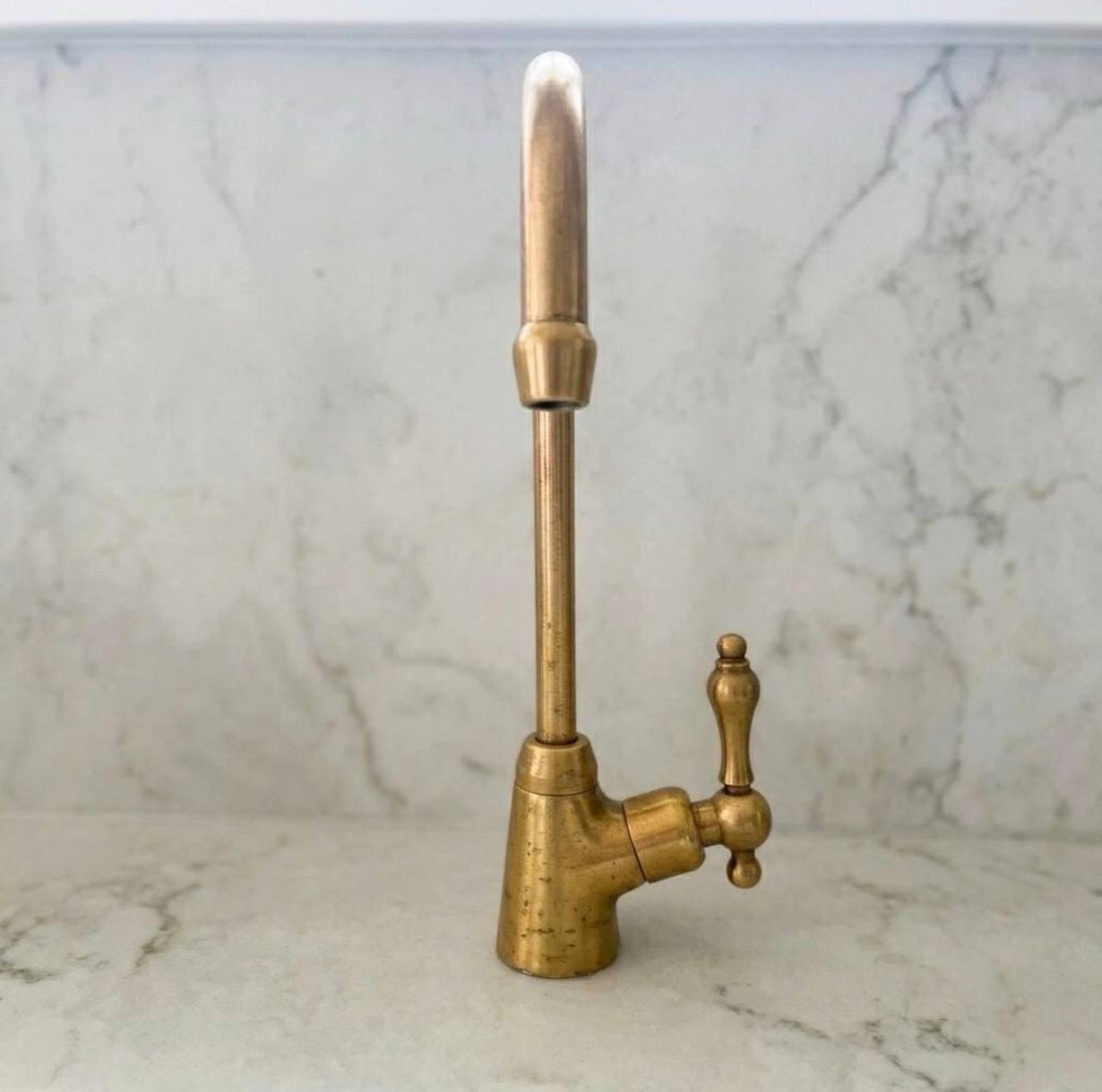 Instant Hot Water Faucet – Solid Unlacquered Brass