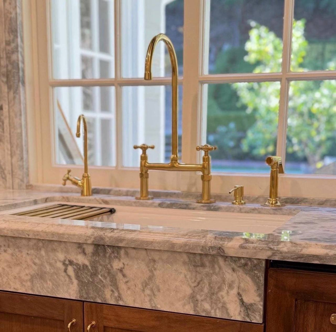 Instant Hot Water Faucet – Solid Unlacquered Brass