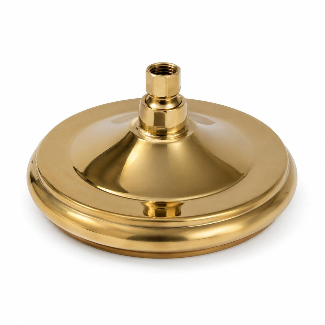 Unlacquered Brass Domed Rain Shower Head