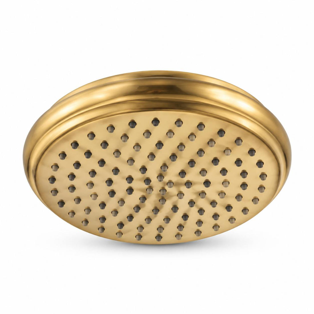 Unlacquered Brass Domed Rain Shower Head