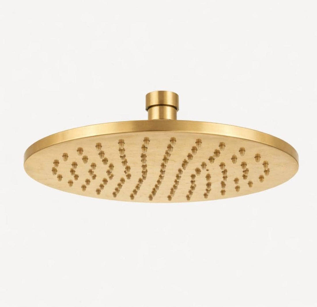 Unlacquered Brass Rainfall Shower Head