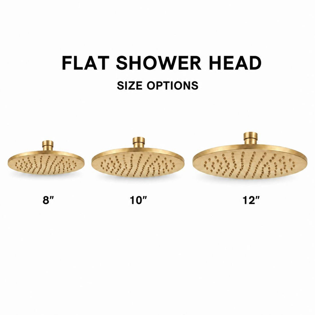Unlacquered Brass Rainfall Shower Head