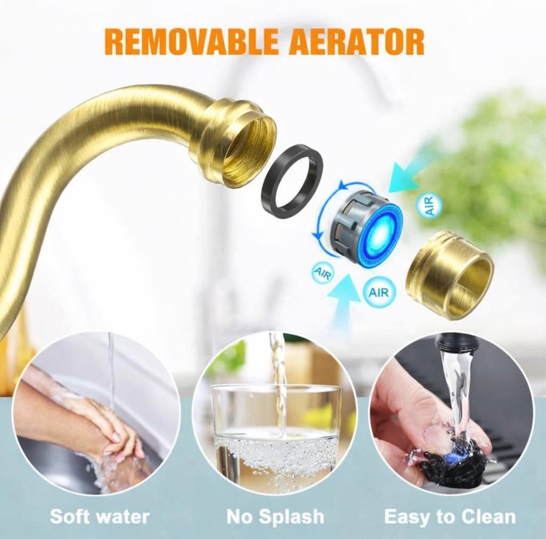 Swift Bridge Kitchen Faucet – Unlacquered Brass