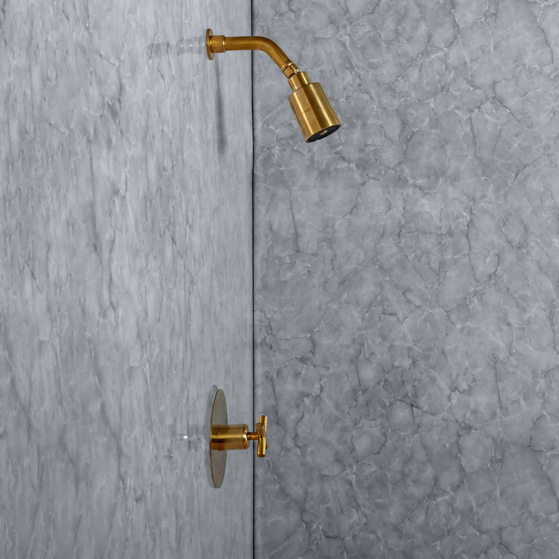 Monterey Unlacquered Brass Pressure Balance Shower