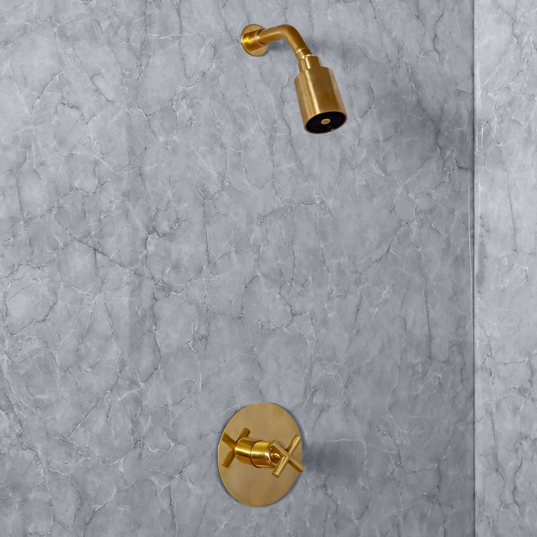 Monterey Unlacquered Brass Pressure Balance Shower