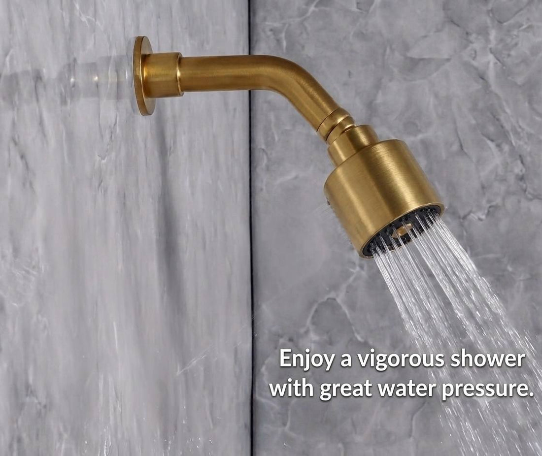 Monterey Unlacquered Brass Pressure Balance Shower