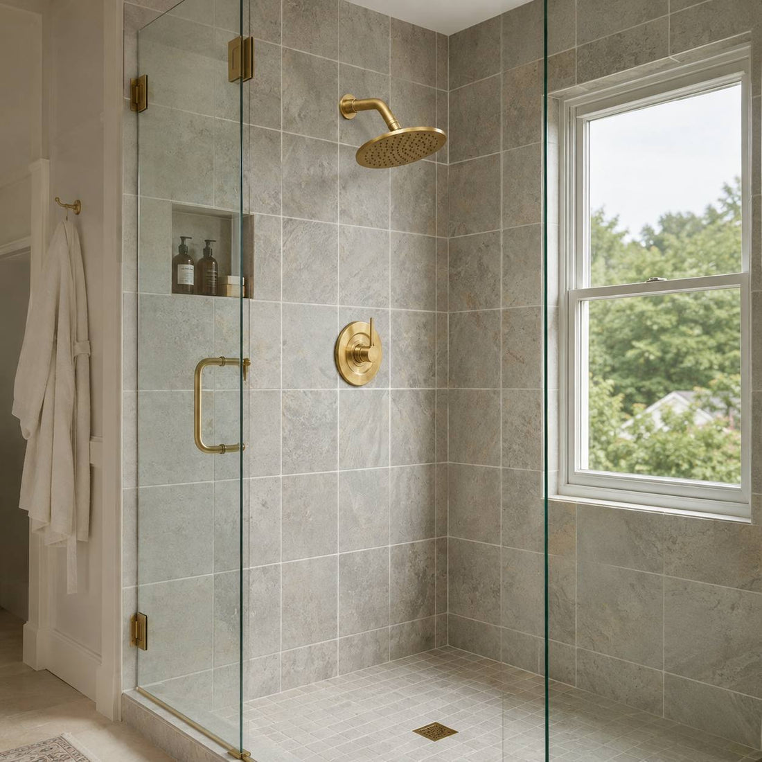Cali Pressure-Balance Shower System with Lever Handle