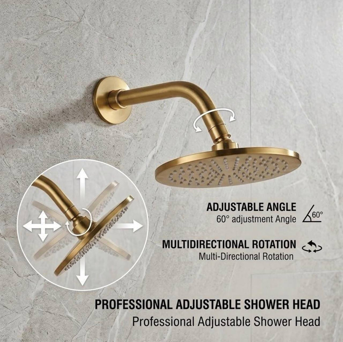 Cali Pressure-Balance Shower System with Lever Handle