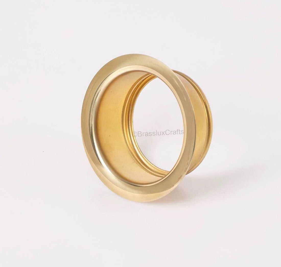 Heavy-Duty Disposal Flange & Strainer – Unlacquered Brass