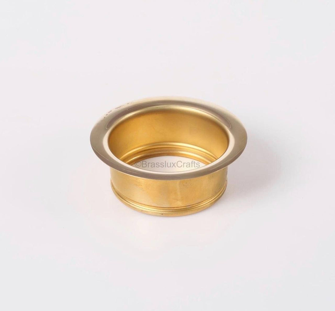 Heavy-Duty Disposal Flange & Strainer – Unlacquered Brass