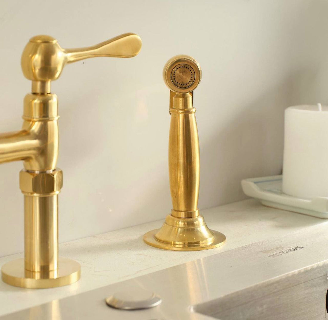 Majestic Kitchen Side Sprayer – Unlacquered Brass
